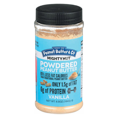 Peanut Butter And Co Mighty Nut Powdered - Vanilla - Case Of 6 - 6.5 Oz.