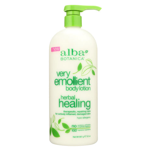 Alba Botanica Body Lotion - Very Emollient - Herbal - 32 Oz